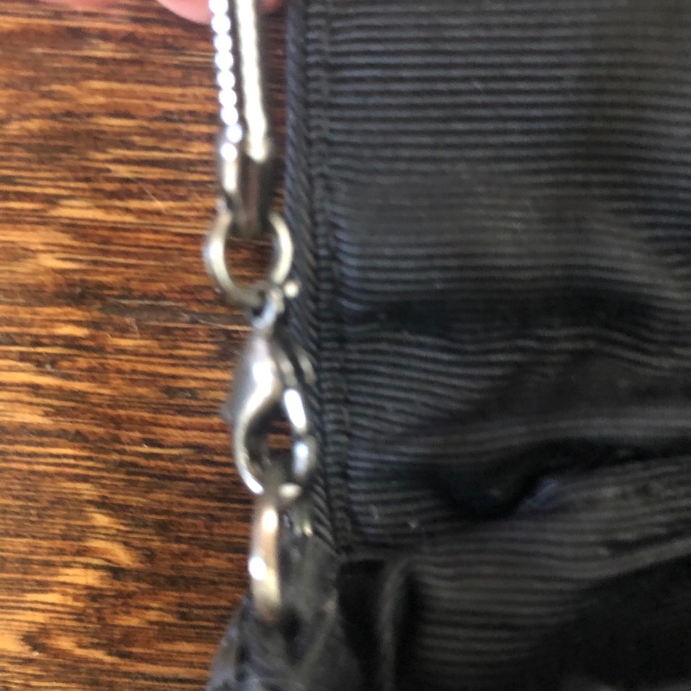 BCBGMaxAzria Black Mesh Clutch (EUC) - Picture 4 of 8